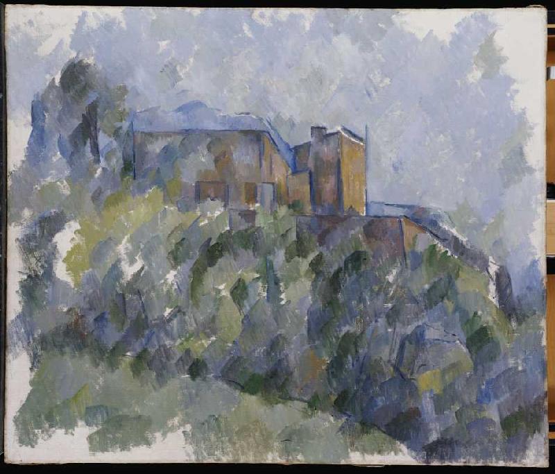 Das schwarze Haus (Le Chateau Noir) od Paul Cézanne