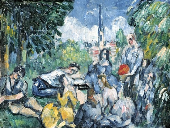 Dejeuner sur l''herbe, 1876-77 od Paul Cézanne