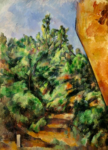 The red rock od Paul Cézanne