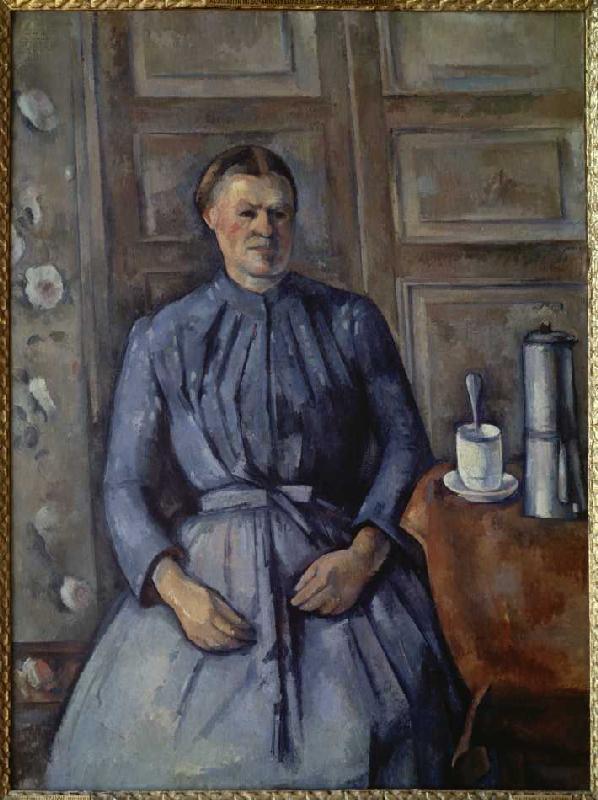 Femme are of La café animals od Paul Cézanne