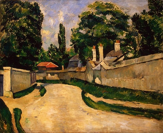 Houses Along a Road, c.1881 od Paul Cézanne