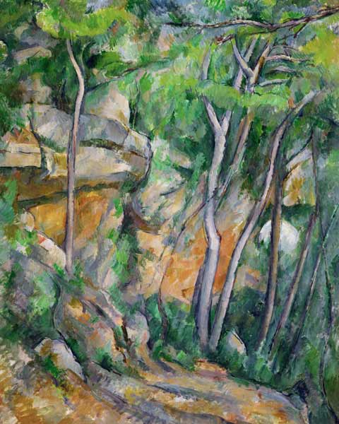In the park of the Chateau Noir od Paul Cézanne