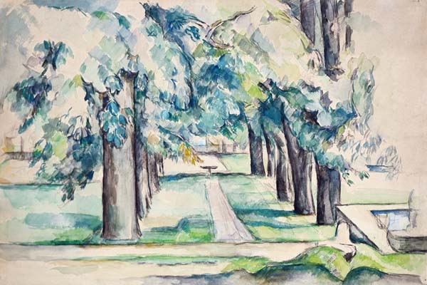 Avenue of Chestnut Trees at the Jas de Bouffan od Paul Cézanne