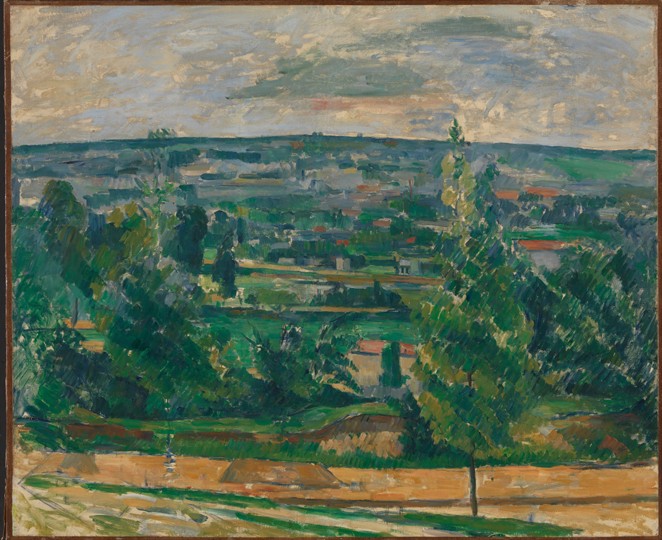 Landscape in Jas de Bouffan od Paul Cézanne