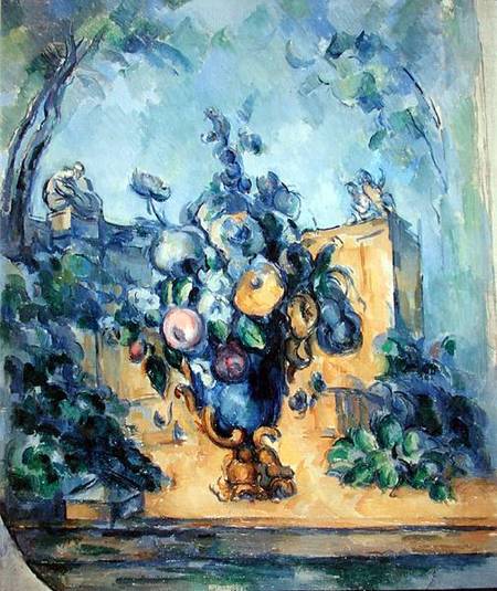 Large Vase in the Garden od Paul Cézanne