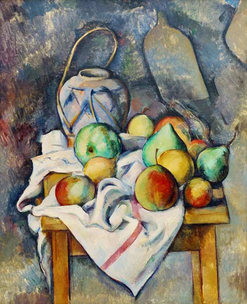 Le vase paille od Paul Cézanne