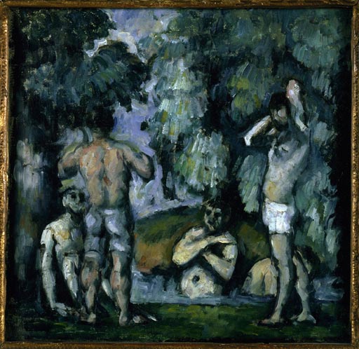 Les cinq baigneurs od Paul Cézanne