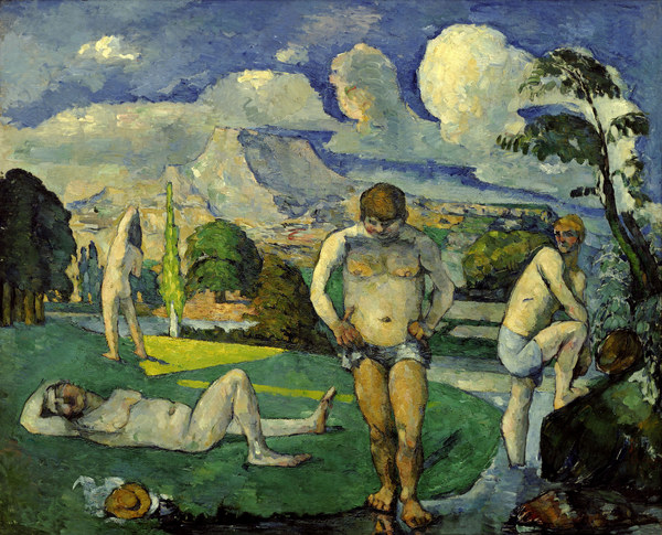 Les baigneurs au repos od Paul Cézanne