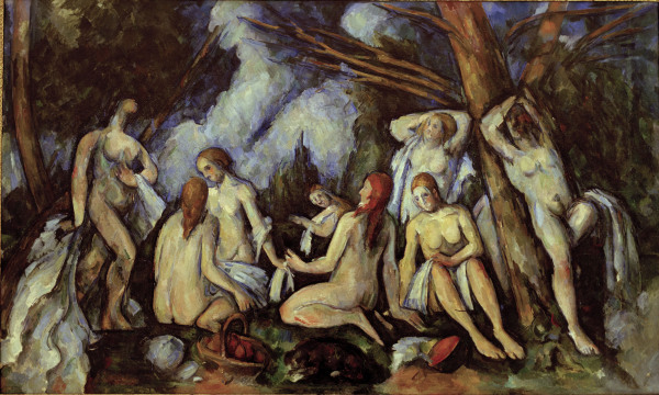 The large bathers od Paul Cézanne