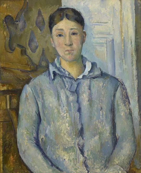 Madame Cézanne in Blue od Paul Cézanne