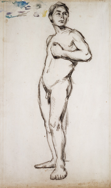 Male Nude od Paul Cézanne