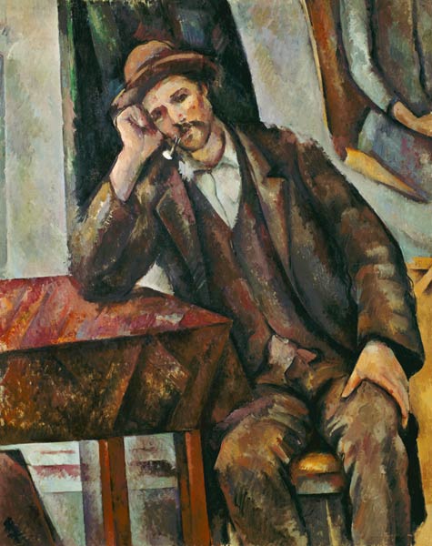 Man with pipe od Paul Cézanne