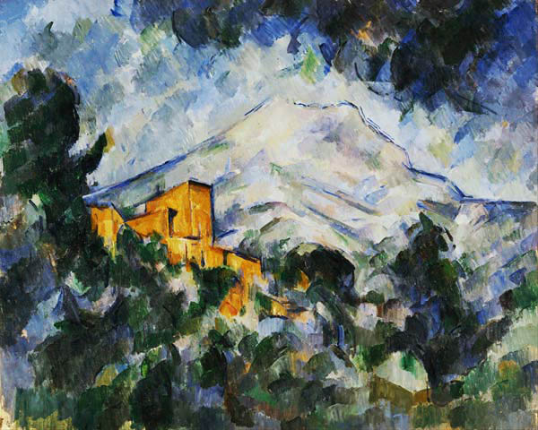 Mont Sainte-Victoire and Château Noir od Paul Cézanne