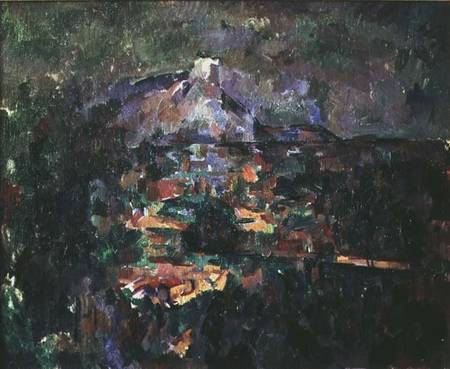 Montagne Sainte-Victoire from Lauves od Paul Cézanne