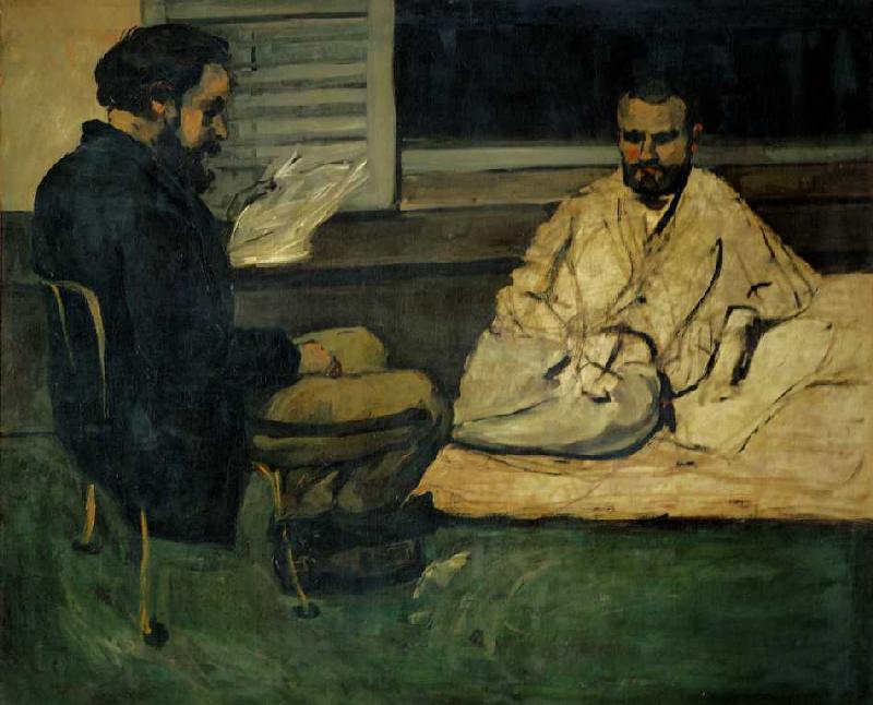 Paul Alexis, Sekretär von Emile Zola, liest Emile Zola vor od Paul Cézanne