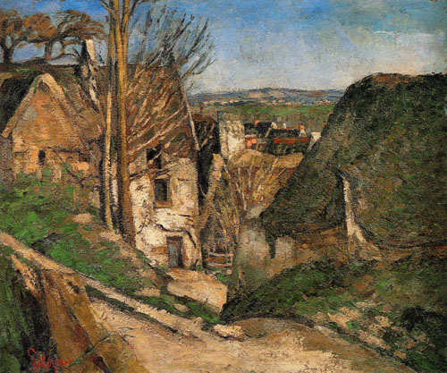 La maison you pendu (Auvers-sur Oise) od Paul Cézanne