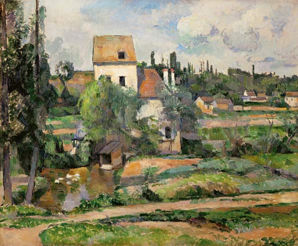 Moulin de la Couleuvre at Pontoise (for detail see 67881) od Paul Cézanne