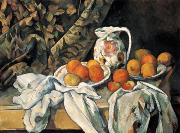 Still Life with Drapery od Paul Cézanne