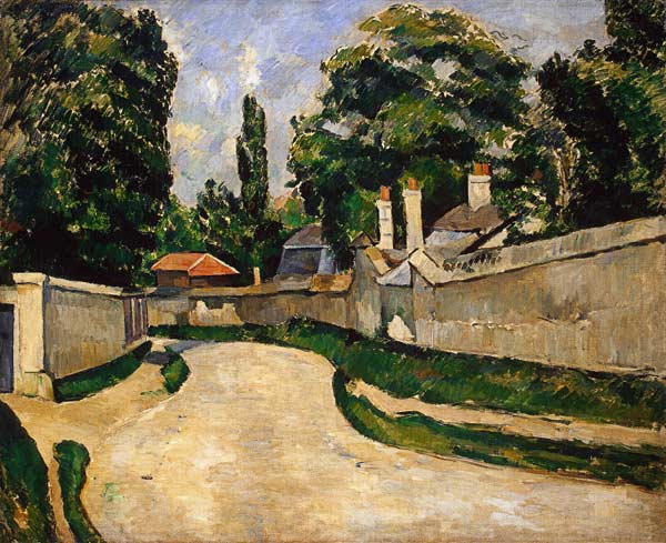 Houses Along a Road od Paul Cézanne