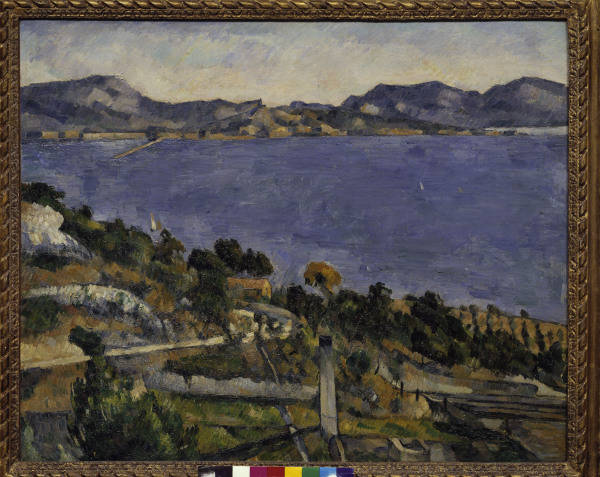 Cezanne, Paul 1839-1906. ''L''Estaque'' (View of the Gulf of Marseille), 1878/79. Oil on canvas, 59. od Paul Cézanne