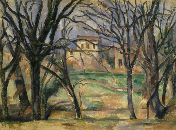 Cezanne / Arbres et Maisons / 1885/88 od Paul Cézanne