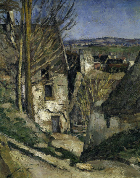 P.Cezanne / House of the hanged / Detail od Paul Cézanne