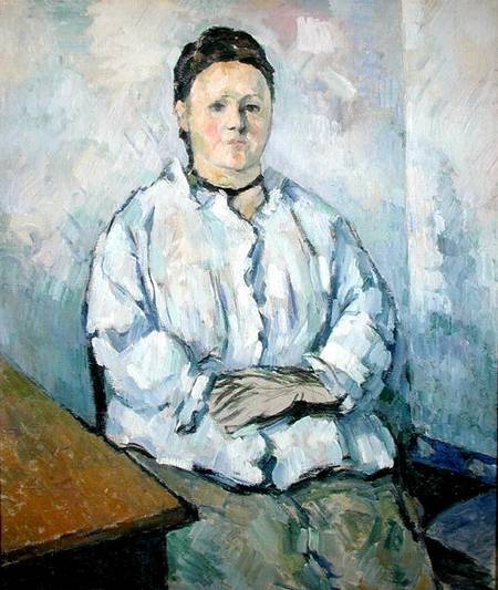 Portrait of Madame Cezanne od Paul Cézanne
