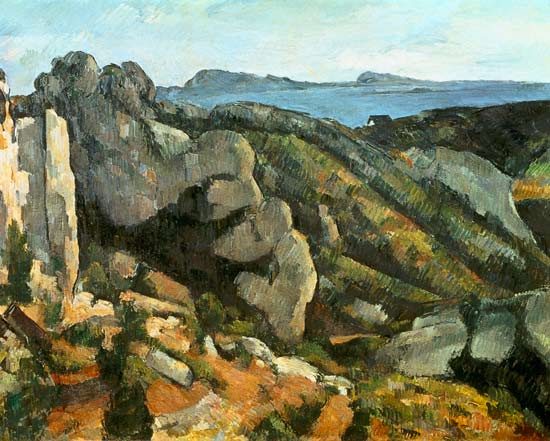 Rocks at L'Estaque od Paul Cézanne