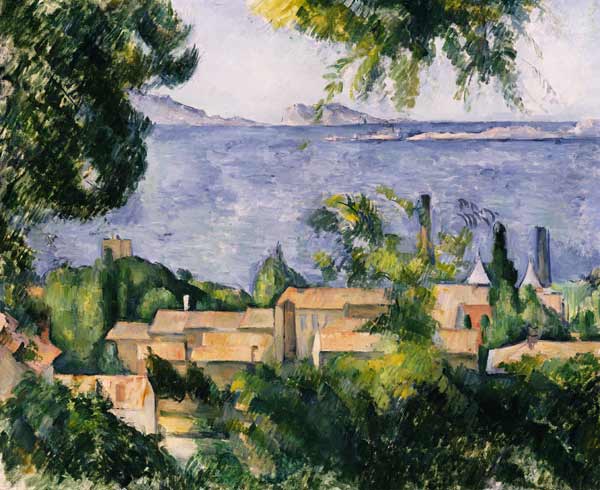 The Rooftops Of L''Estaque od Paul Cézanne