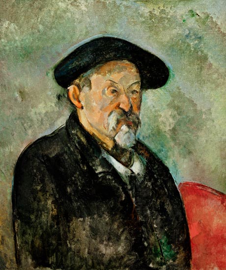 Alone portrait of I od Paul Cézanne