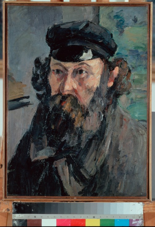 Self-portrait with a Casquette od Paul Cézanne
