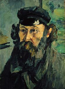 Self-portrait with cap od Paul Cézanne