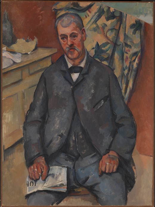 Seated Man od Paul Cézanne