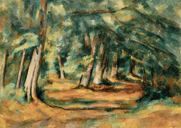 Sous-bois (pres du Jas de Bouffan) od Paul Cézanne