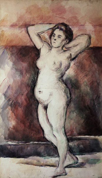 Standing nude od Paul Cézanne