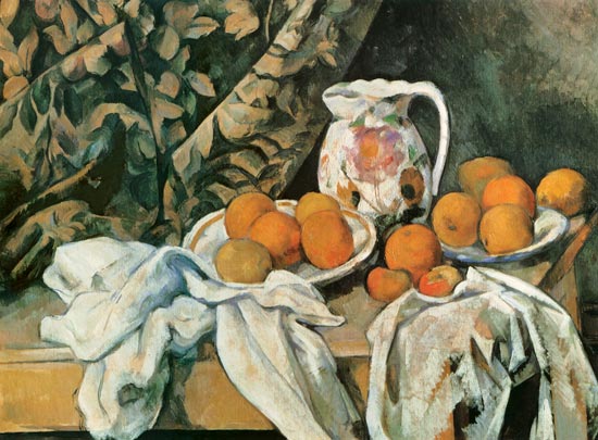 Still life with drapery od Paul Cézanne