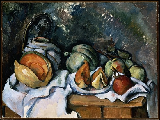 Still Life with Fruit and a Ginger Pot, c.1895 od Paul Cézanne