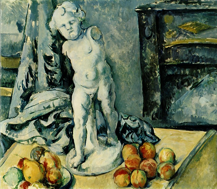 Still Life with Plaster Cupid (L’Amour en plâtre) od Paul Cézanne