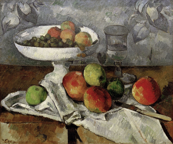 Still life with fruit bowl. od Paul Cézanne