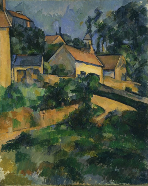 Turning Road at Montgeroult od Paul Cézanne