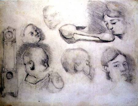 Studies of a Mother and Child od Paul Cézanne