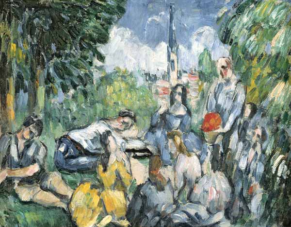 The Picnic (Dejeuner sur l'Herbe) od Paul Cézanne