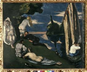 Cezanne / Pastorale / 1870