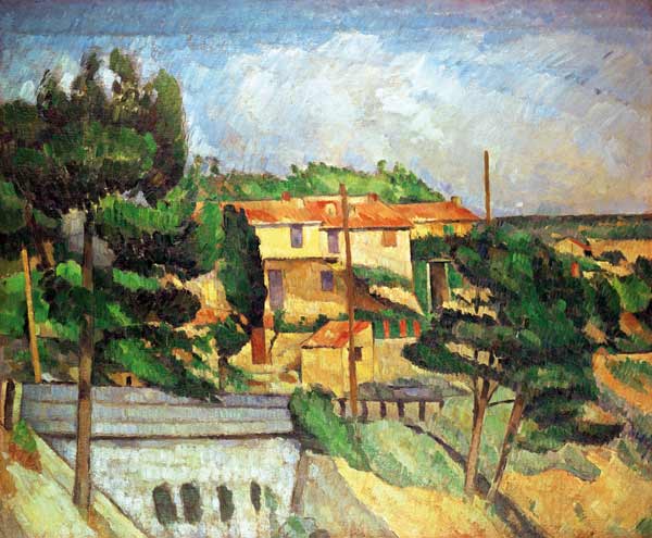 Viaduct at Estaque od Paul Cézanne