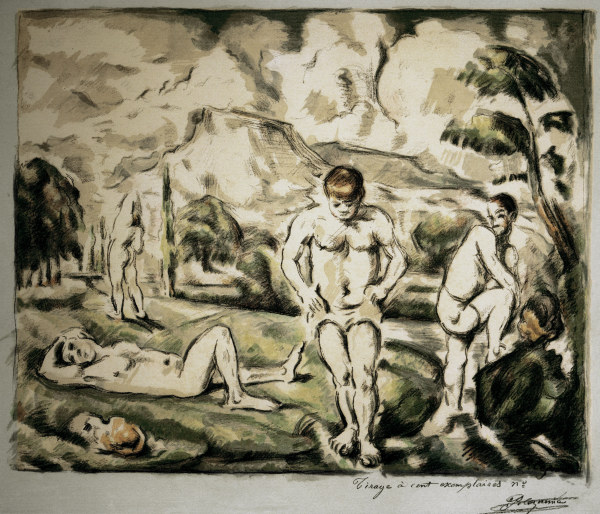 Four bathers od Paul Cézanne