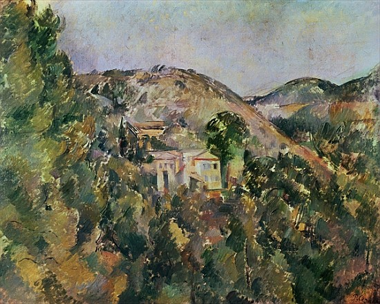 View of the Domaine Saint-Joseph, late 1880s od Paul Cézanne