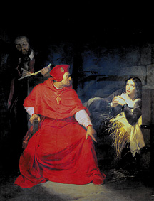 Jeanne d Arc vor dem Kardinal von Winchester od Hippolyte (Paul)  Delaroche