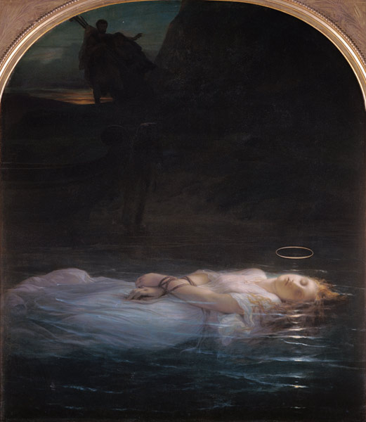 The Young Martyr od Hippolyte (Paul)  Delaroche
