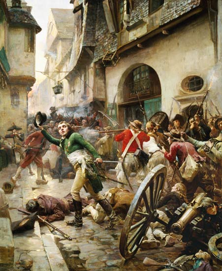 Henri de La Rochejaquelein (1772-94) at the Battle of Cholet od Paul Emile Boutigny