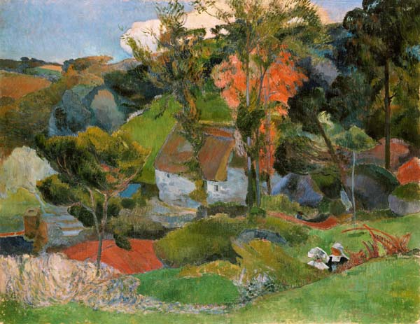 Landscape at Pont Aven od Paul Gauguin